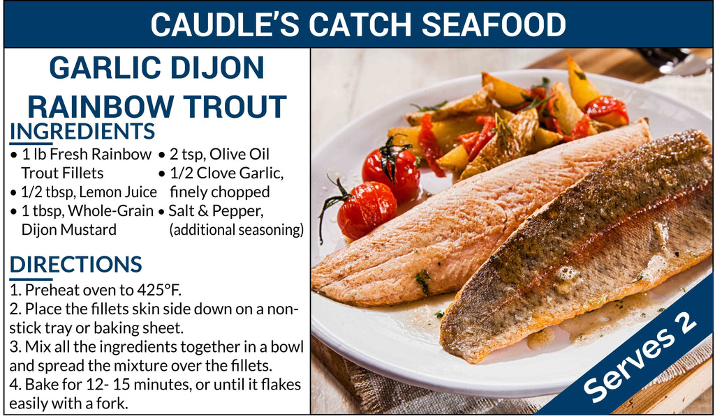 Garlic Dijon Rainbow Trout
