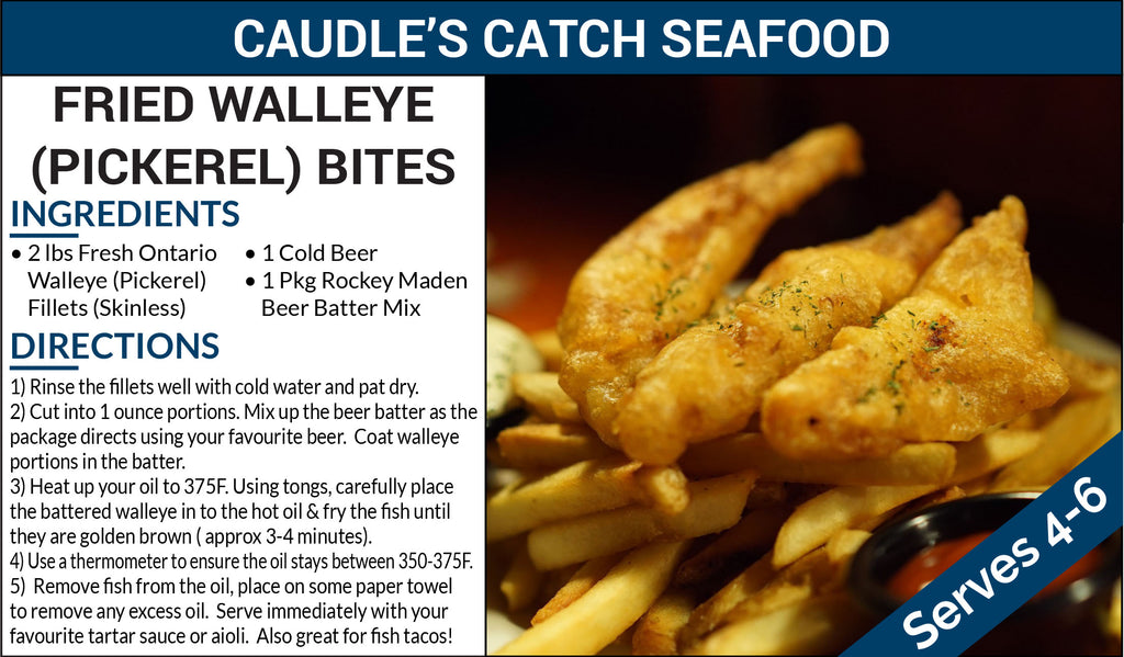 Fried Walleye (Pickerel) Bites