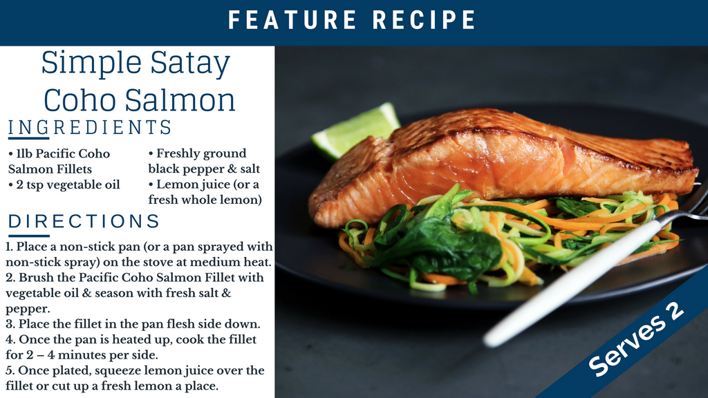 Simple Satay Coho Salmon