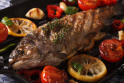 Fresh Whole Rainbow Trout  (1.15 lbs Minimum @ $9.99/lb)