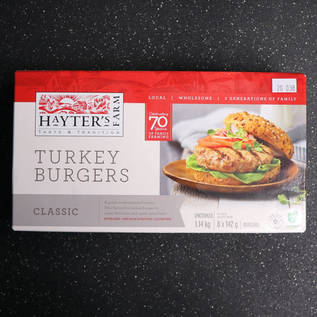 Hayter's Turkey Burgers