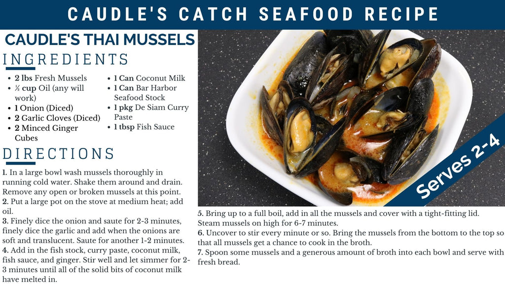 Caudle's Thai Syle Mussels