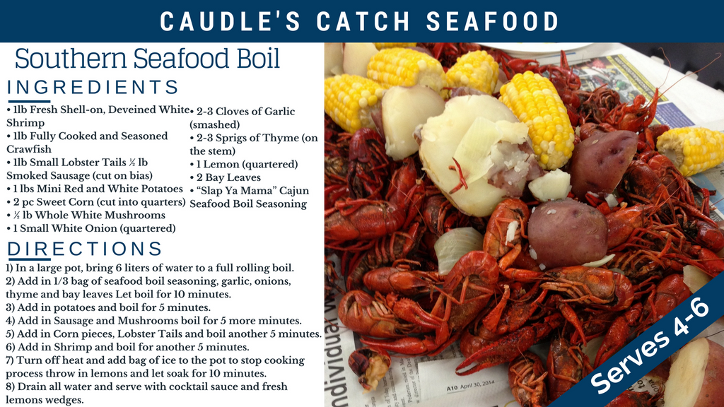 Southern Seafood Boil Caudle s Catch Seafood