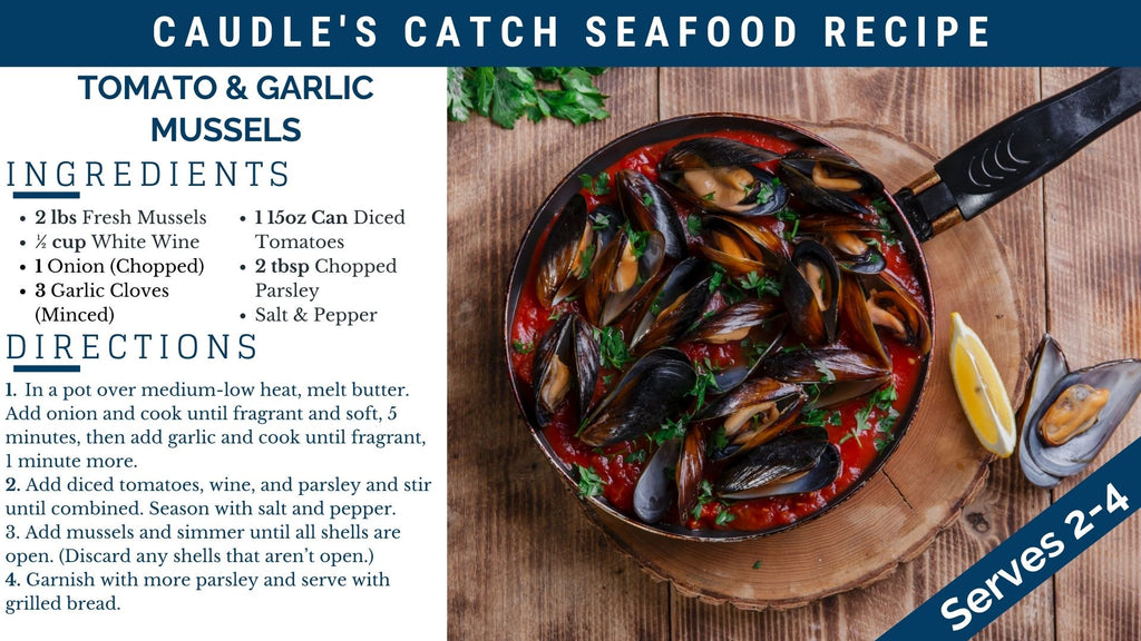 Tomato & Garlic Mussels