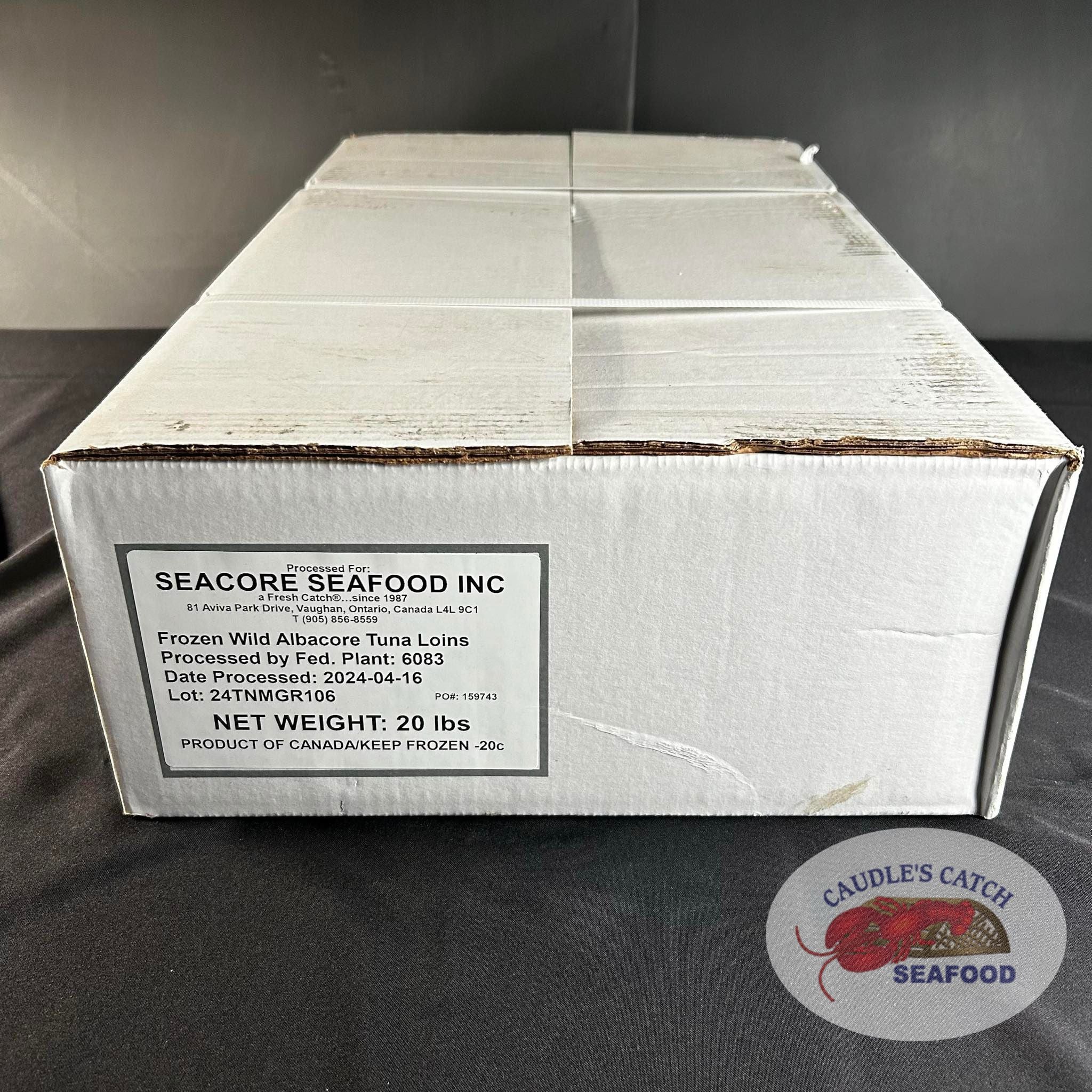 catch box frozen fish Albacore Tuna Loin - Sashimi Grade