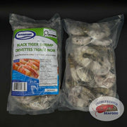 Raw Black Tiger Shrimp (Peeled & Deveined)