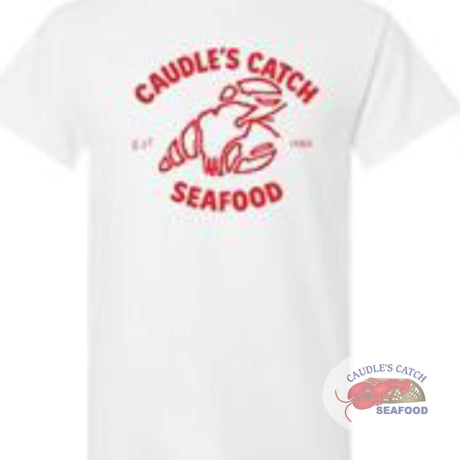 Caudle's Catch White 40th TShirt