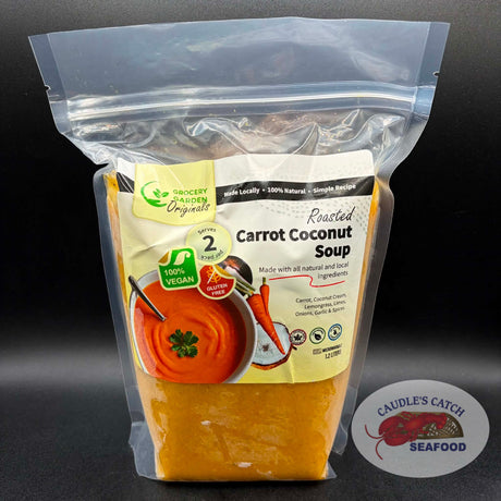 Carrot Coconut Soup, Grocery Garden