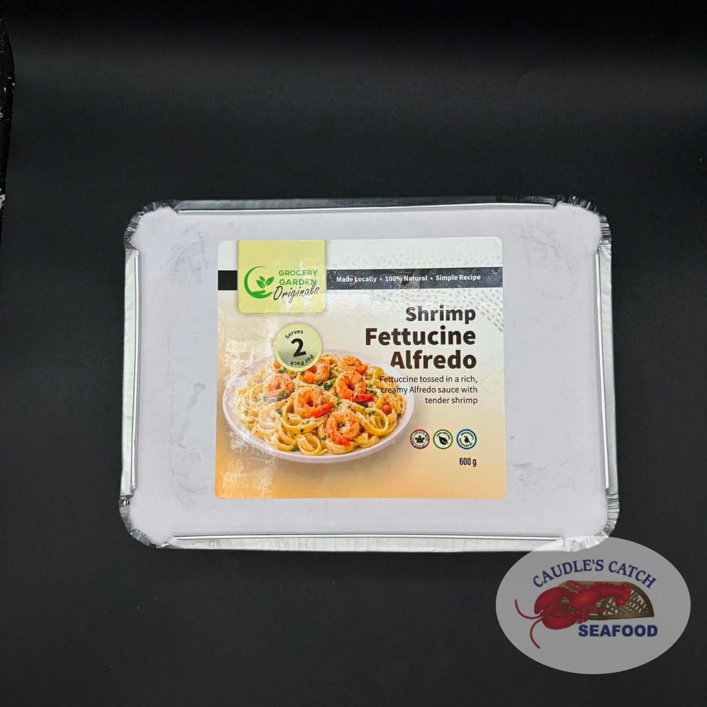 Shrimp Alfredo, Grocery Garden