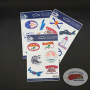Assorted 6pc East Coast Stickers