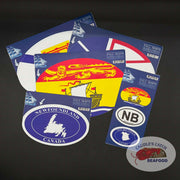 Assorted East Coast Flag Stickers