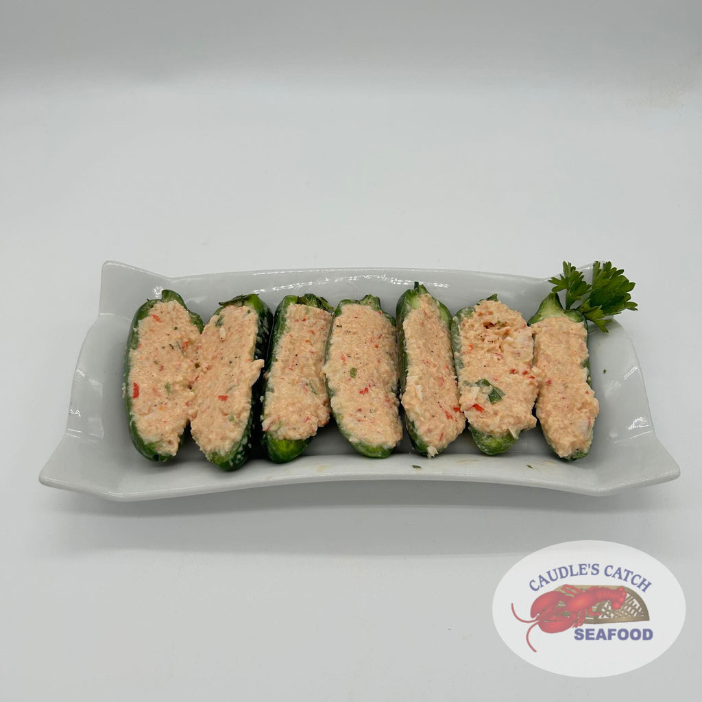 Freshly Made Lobster Stuffed Jalapeno Poppers