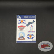 Assorted 6pc East Coast Stickers