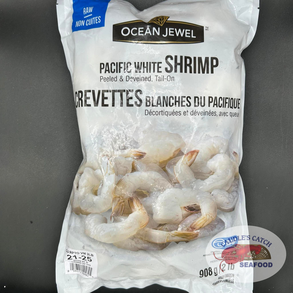 Large Raw White Pacific Shrimp (Peeled and Deveined)