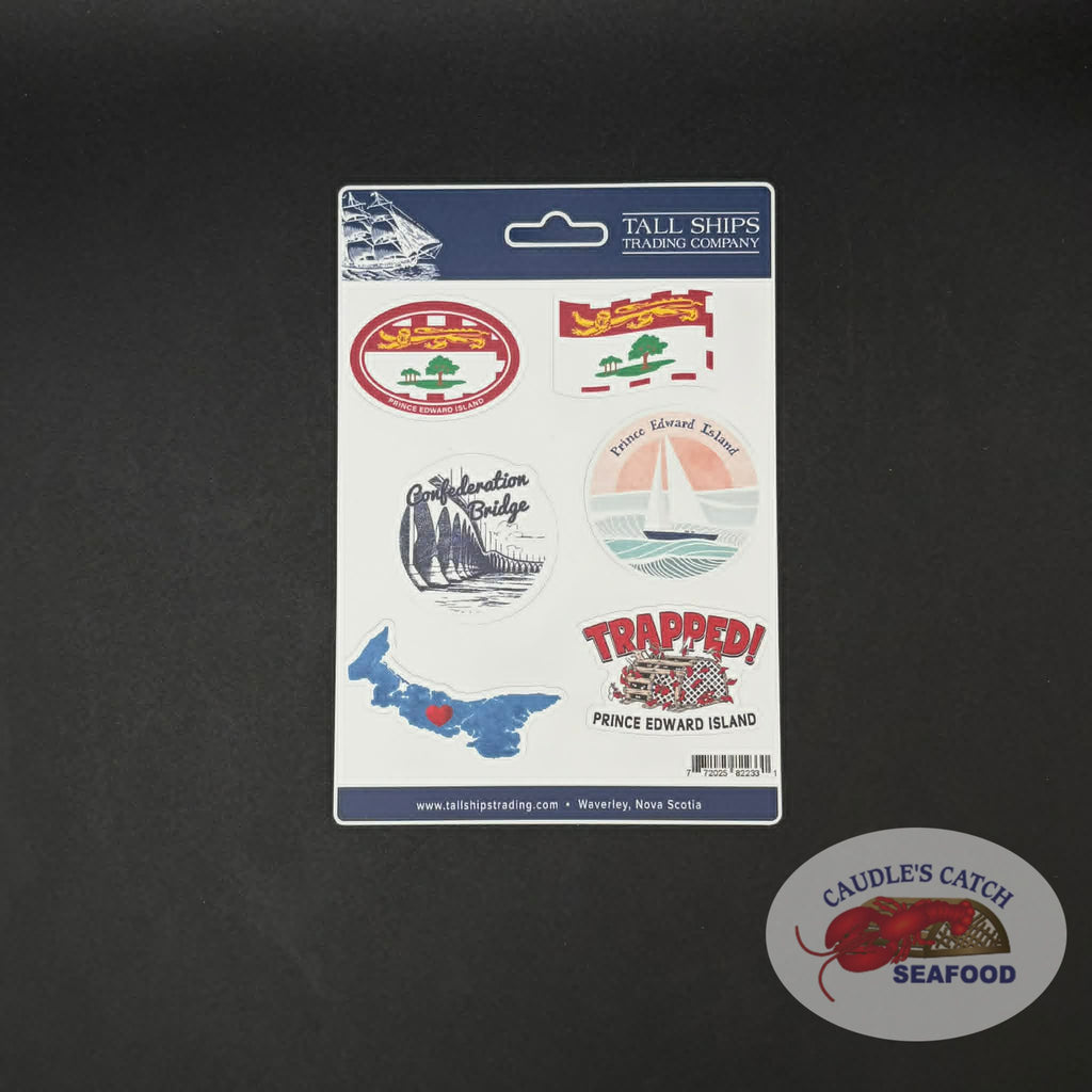 Assorted 6pc East Coast Stickers