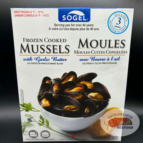 Mussels in Garlic Butter 908g - Pan Ready