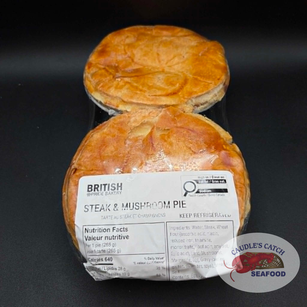 British Pride Steak and Mushroom Pie