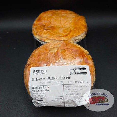 British Pride Steak and Mushroom Pie
