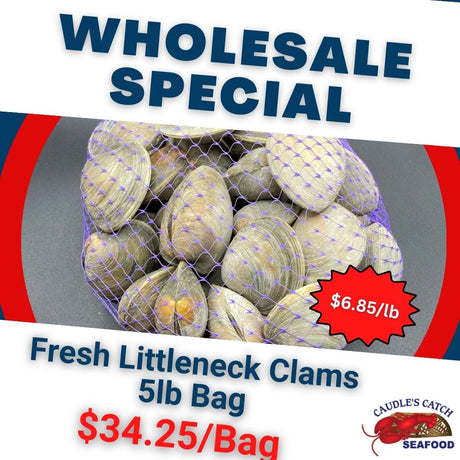 Wholesale Special: Frozen Bacon Wrapped Scallops (5lb bag)