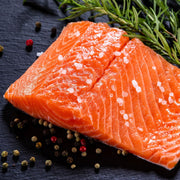 Fresh #1 Sushi Grade Atlantic Salmon Portions 7oz