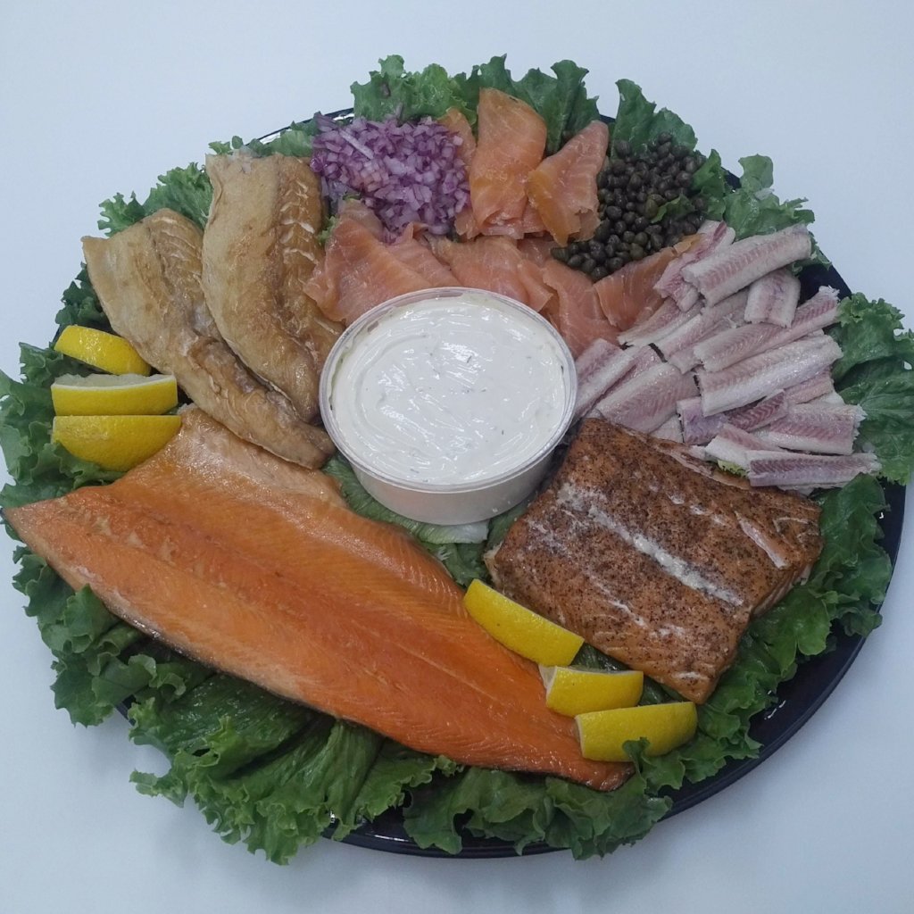 Deluxe Smoked Fish Platter (Large Platter)
