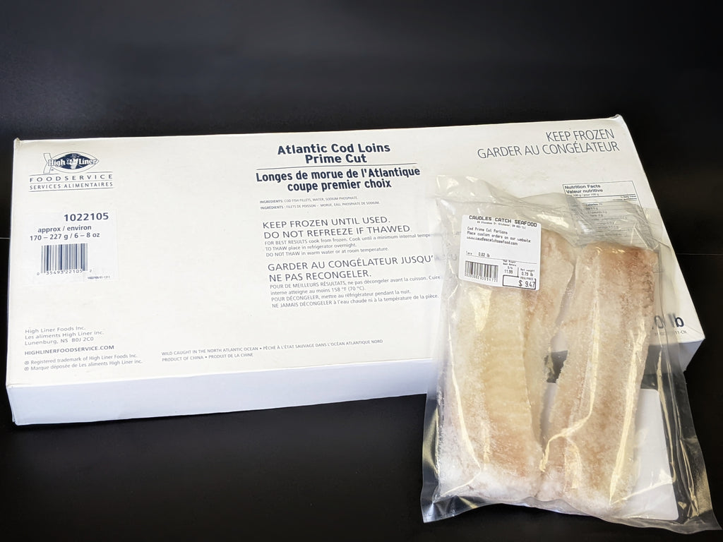 Prime Cut Cod Loins 6-8 oz (10lb Case)