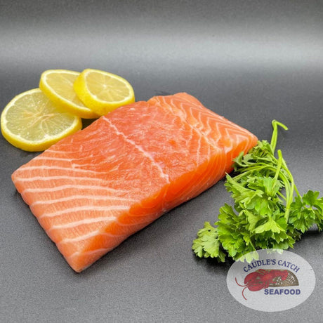 Fresh #1 Sushi Grade Atlantic Salmon Portions 7oz